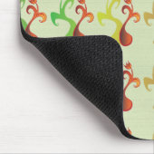 Tapis De Souris Abstrait Multicolor Tulip motif floral (Coin)