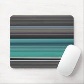 Tapis De Souris Abstrait n° 1 : Turquoise et gris (Avec souris)
