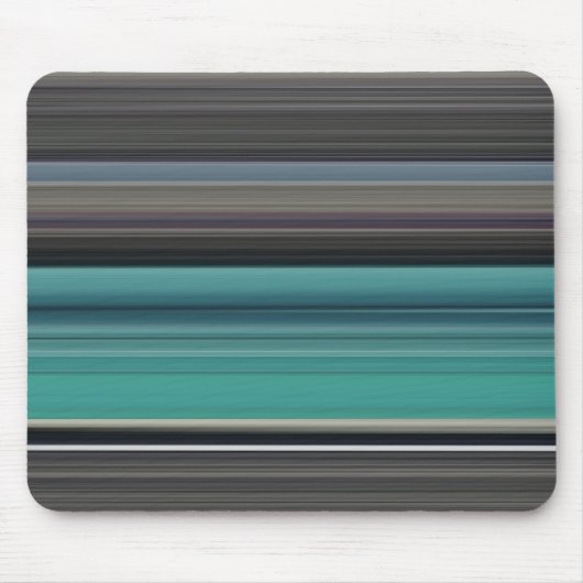 Tapis De Souris Abstrait n° 1 : Turquoise et gris (Devant)