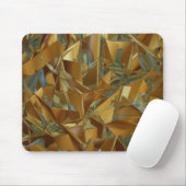 Tapis De Souris abstrait or (Avec souris)