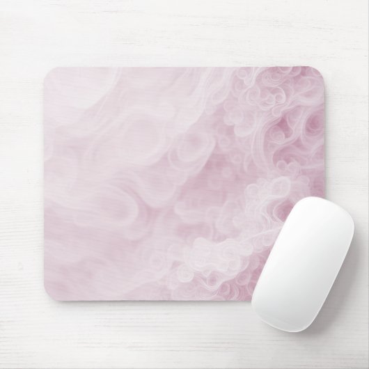 Tapis De Souris Abstrait Pink Swir (Avec souris)