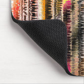 Tapis De Souris Abstrait rayé de papier découpé (Coin)