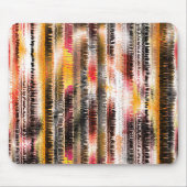 Tapis De Souris Abstrait rayé de papier découpé (Devant)