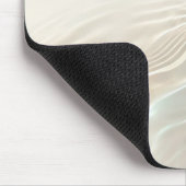 Tapis de souris abstrait reflet d'eau d'ivoire (Coin)