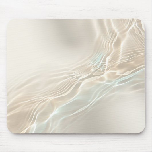 Tapis de souris abstrait reflet d'eau d'ivoire (Devant)