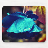 Tapis De Souris Abstrait Rose bleu (Devant)