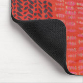 Tapis de souris abstrait rouge (Coin)