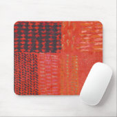 Tapis de souris abstrait rouge (Avec souris)