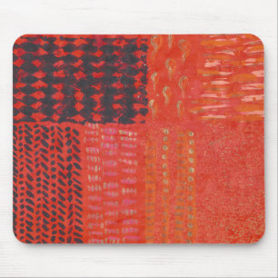 Tapis de souris abstrait rouge