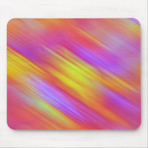 Tapis De Souris Abstrait rouge rose rose rose rose vif néon
