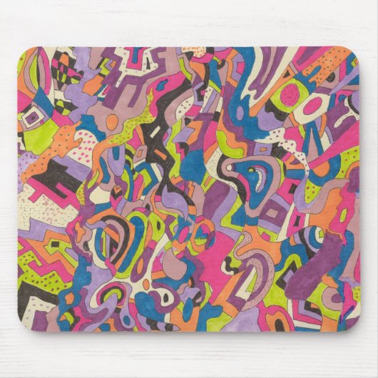 Tapis De Souris abstrait "Samba" (Devant)