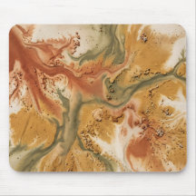 Tapis de souris abstrait sédiment minéral Earthflo