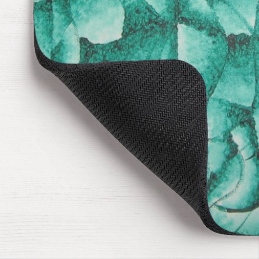 Tapis de souris abstrait vert (Coin)