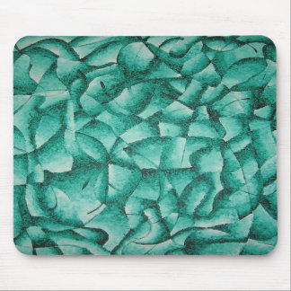 Tapis de souris abstrait vert