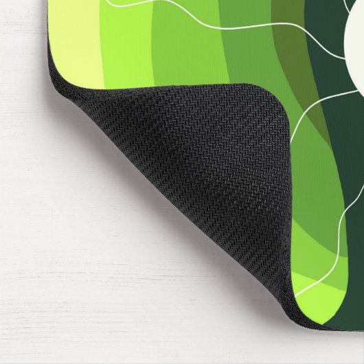 Tapis De Souris Abstrait vert (Coin)
