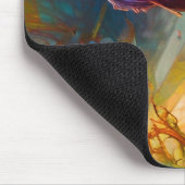 Tapis De Souris Abstrait vif avec des formes étranges (Coin)