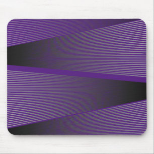 Tapis De Souris abstrait violet et noir