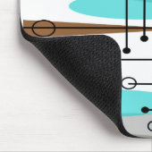 Tapis De Souris Abstraite moderne de l'ère atomique du milieu du s (Coin)