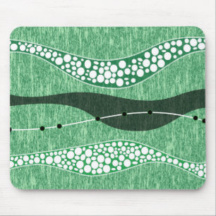 Tapis De Souris abstraite nature vert arrière - plan papier peint 