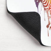 Tapis De Souris Abstraite Zebra Mousepad (Coin)