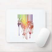 Tapis De Souris Abstraite Zebra Mousepad (Avec souris)