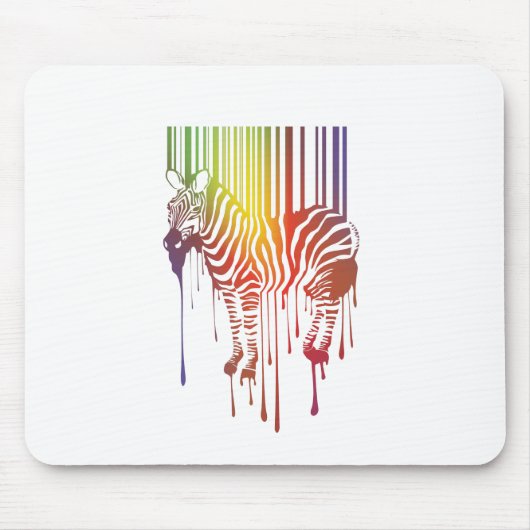 Tapis De Souris Abstraite Zebra Mousepad (Devant)