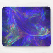 Tapis De Souris Abstraits Mistes colorées bleues (Devant)