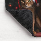 Tapis De Souris Abyssinian près de la cheminée Noël (Coin)