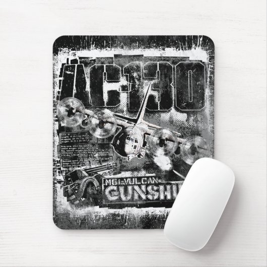 TAPIS DE SOURIS AC-130 (Avec souris)