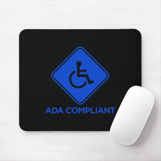 Tapis De Souris Ac Conformité ADA Accessibilité Désactivée Conform (Avec souris)