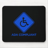 Tapis De Souris Ac Conformité ADA Accessibilité Désactivée Conform (Devant)