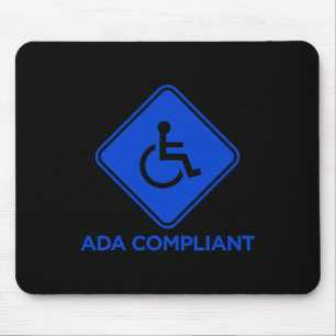 Tapis De Souris Ac Conformité ADA Accessibilité Désactivée Conform