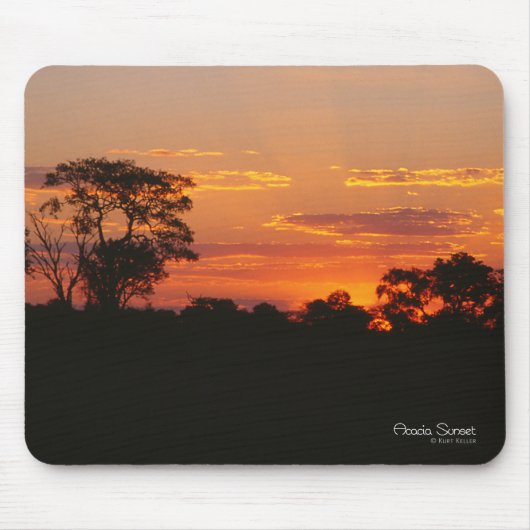 Tapis De Souris Acacia Sunset Mousepad (Devant)