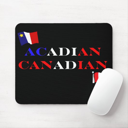 Tapis De Souris Acadien canadien (Avec souris)
