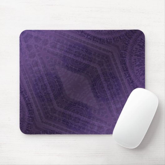 Tapis De Souris Acceptation | Médaillons de méditation violette (Avec souris)