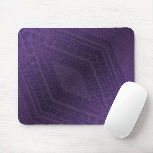 Tapis De Souris Acceptation | Motif Boho violet écectique (Avec souris)
