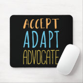 Tapis De Souris Accepter Adapt Advocate Handicap Comportement Ther (Avec souris)