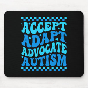 Tapis De Souris Accepter Adapter Défendre Mois de la sensibilisati