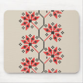 Tapis De Souris Accessoire De Bureau D'Inspiration Folk (Devant)