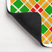 Tapis De Souris Accessoire motif jaune argyl vert brillant (Coin)