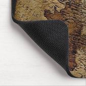 Tapis De Souris Accessoires de voyage temps Steampunk, carte, bous (Coin)