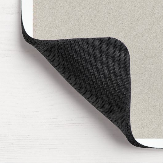 Tapis De Souris Accessoires en papier texturé beige que vous pouve (Coin)