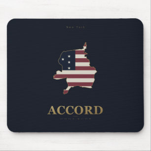 Tapis De Souris Accord silhouette américaine de New York