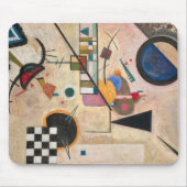 Tapis De Souris Accords opposés, 1924 par Wassily Kandinsky (Devant)