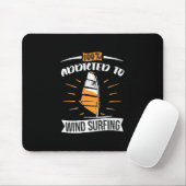 Tapis De Souris Accro Au Surf Des Vagues (Avec souris)