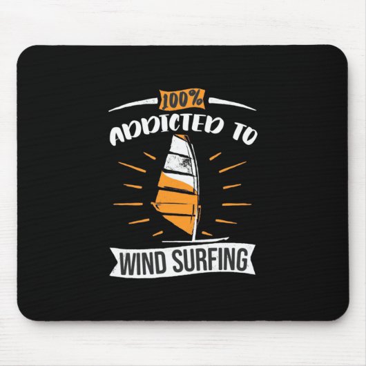 Tapis De Souris Accro Au Surf Des Vagues (Devant)
