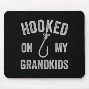 Tapis De Souris Accro aux petits-enfants drôle grand-parent grand-