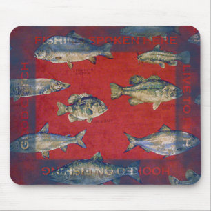 Tapis De Souris Accroché sur la pêche