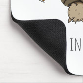 Tapis De Souris Accrochez-vous au dessin dormant de chauve-souris (Coin)