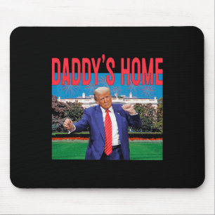 Tapis De Souris Accueil de papa Trump Pink Trump 2024 Take America